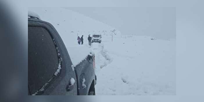 Durankaya–Şivekür yolu kar ve tipi nedeniyle ulaşıma kapandı