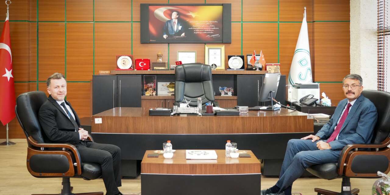 Vali Ali Çelik’ten DSİ 17. Bölge Müdürü Cihan Aksoy’a Ziyaret
