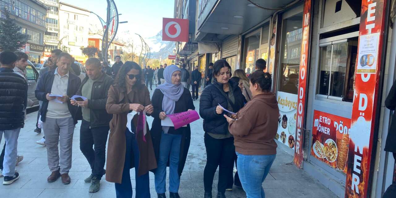 DEM Parti'den 25 Kasım etkinliği için Yüksekova’ mitingine halkı davet etti