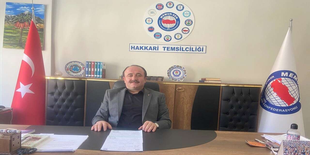 Hakkari Eğitim-Bir Sen Şube Başkanı Gür'den yeni öğretmen ataması açıklaması