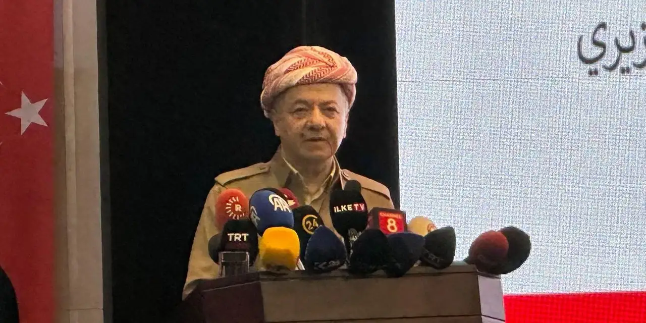 Mesud Barzani Cizre'de