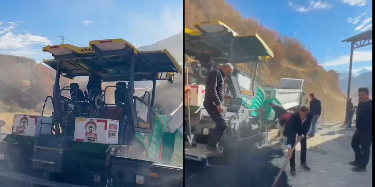 Şemdinli Sanayi Sitesi ve Pesan Tugay yolu asfaltlandı