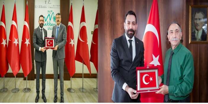 Genç Eğitim Sen’den Hakkâri Valisi ve Hakkâri üniversitesi rektörüne ziyaret