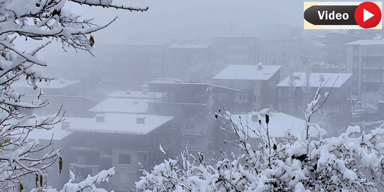 Hakkari’de Kar yağışı yerini sise bıraktı