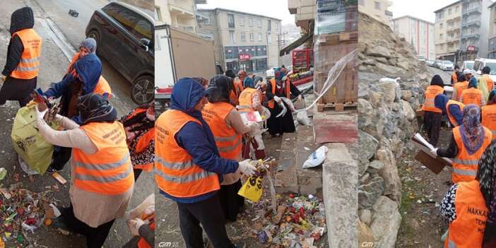Hakkari'de sokak sokak temizlik seferberliği