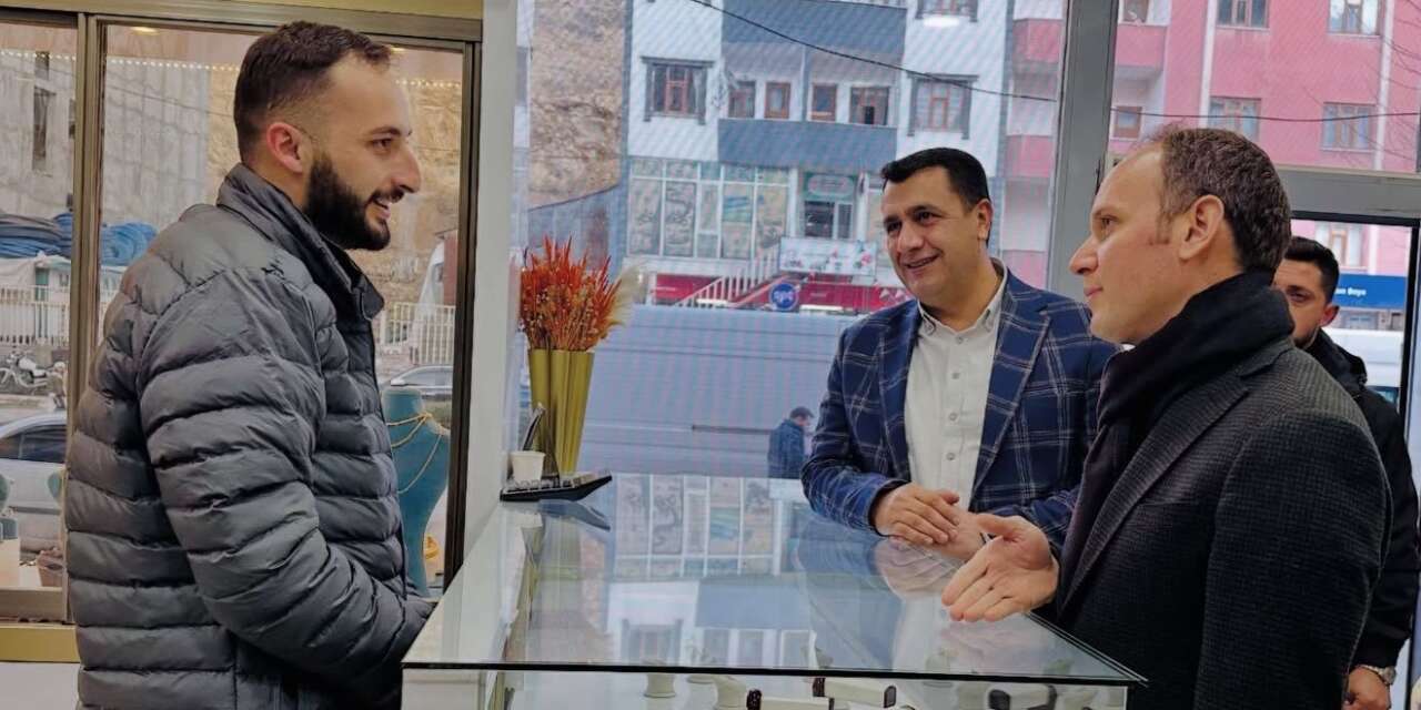 Kaymakam Akpınar ve Başkan Şakar’dan esnaf ziyareti