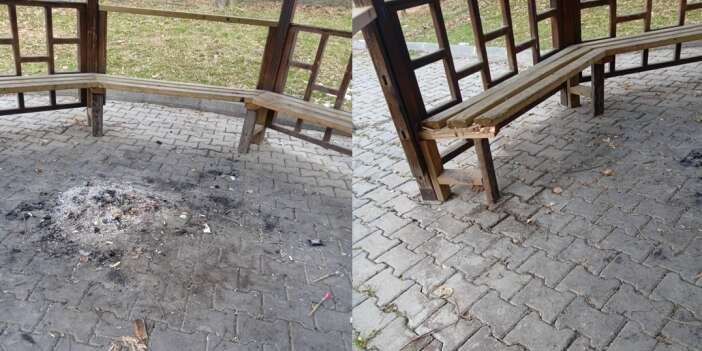 Hakkari'de Parklar tahrip edilmeye devam ediliyor