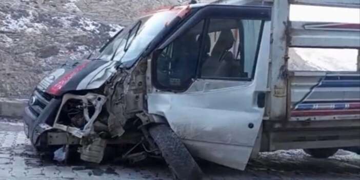 Hakkari Depin 'de kaza 1 yaralı