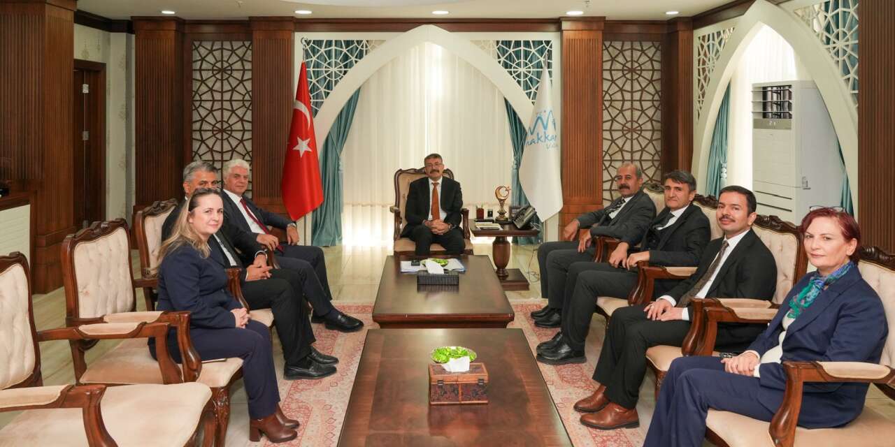 AGEM Heyetinden Hakkâri Valisi Ali Çelik’e ziyaret