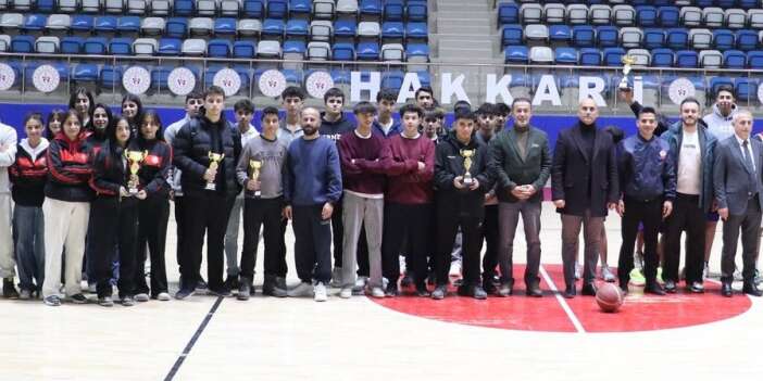 Hakkari’de Okul Sporları Basketbol il birinciliği sona erdi