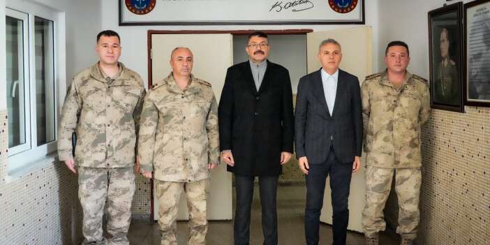 Vali Ali Çelik’ten Büyükçiftlik Jandarma karakolu’na ziyaret