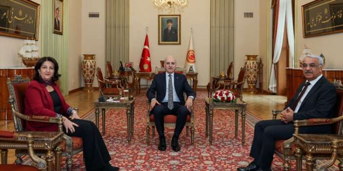 Numan Kurtulmuş ile görüşen DEM Parti heyetinden açıklama