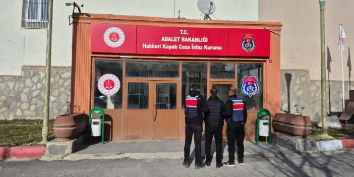 Hakkari'de aranan hükümlü yakayı ele verdi