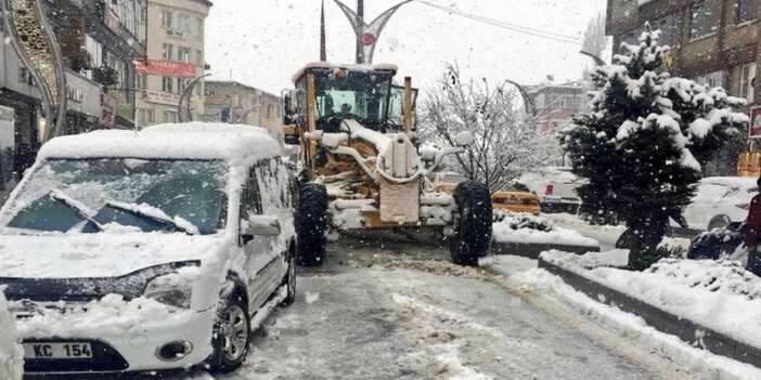 Belediye karla mücadele ekibinden önemli uyarı