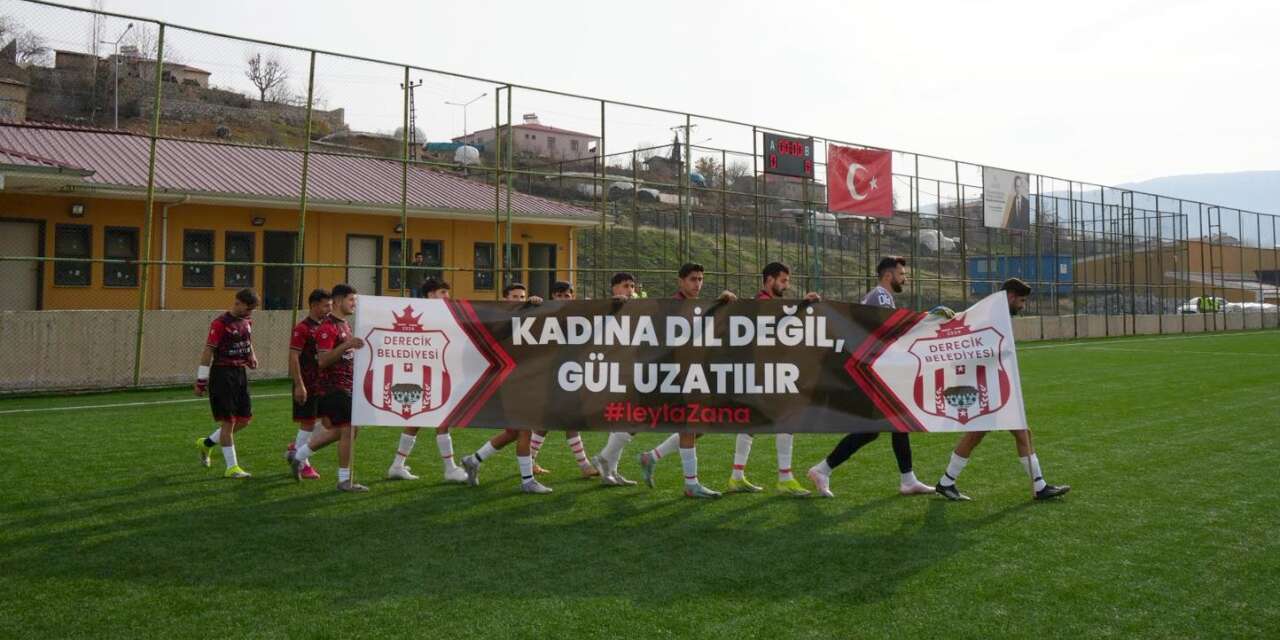 Derecik’te Leyla Zana’ya Destek Mesajı: “Kadına Dil Değil Gül Uzatılır”