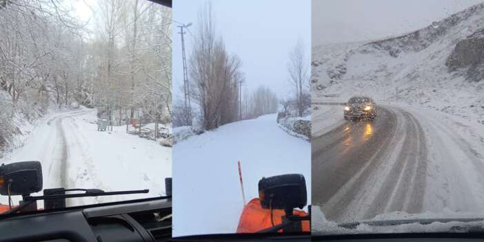 Hakkari’de kar ve sis: Belediye ekipleri teyakkuzda