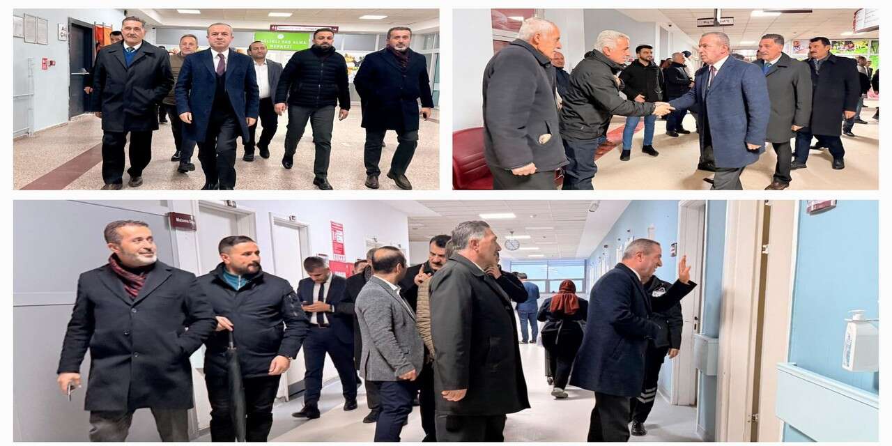 Başkan Kaya'dan yeni yıl akşamı hastaları unutmadı