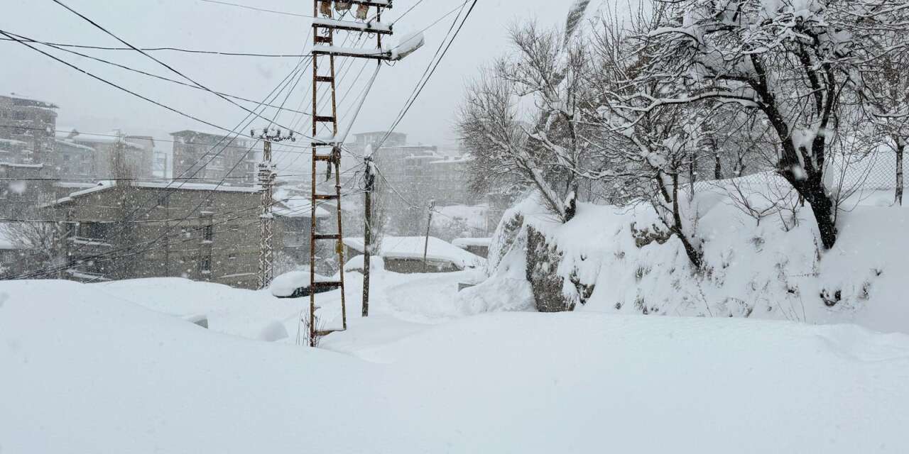 Hakkari'de 357 yerleşim yolu kapandı