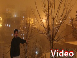 Hakkari'de kar yağışı yeniden başladı