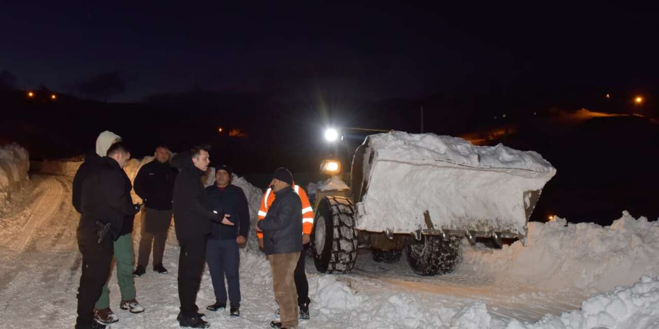 Vali Yardımcısı Cüneyt Zor karla mücadele çalışmalarını denetledi