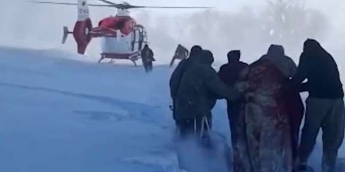 Hamile kadın için zamanla yarış