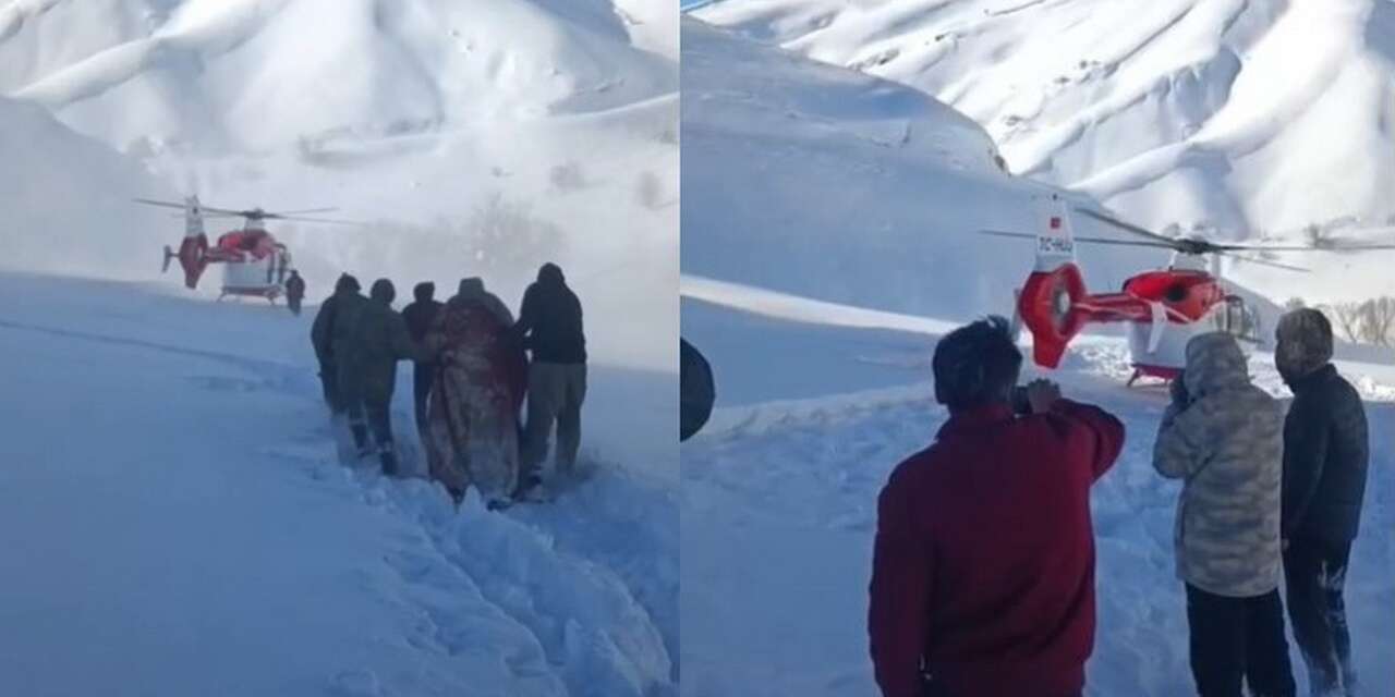 Helikopter Ambulans iki hastayı kurtardı