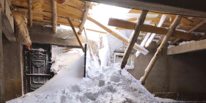 Çığda zarar görenler için hasar tespiti başladı