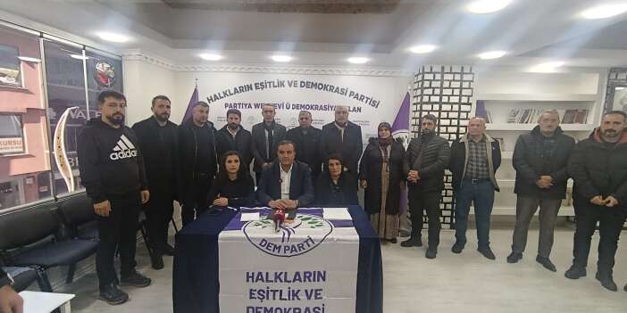 DEM Parti'den AK Partiye sert eleştiri