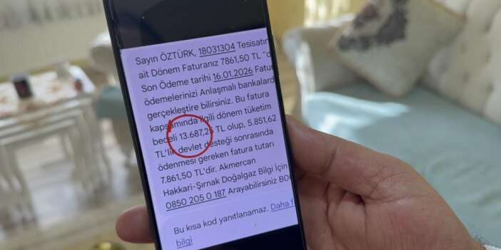 Hakkari'de yüksek doğalgaz faturalarına tepki artıyor