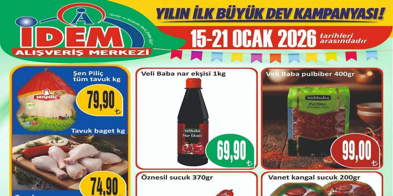 İdem AVM'den Ocak ayı indirimi başladı