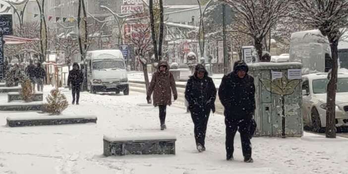Van'da kar yağışı etkili oluyor