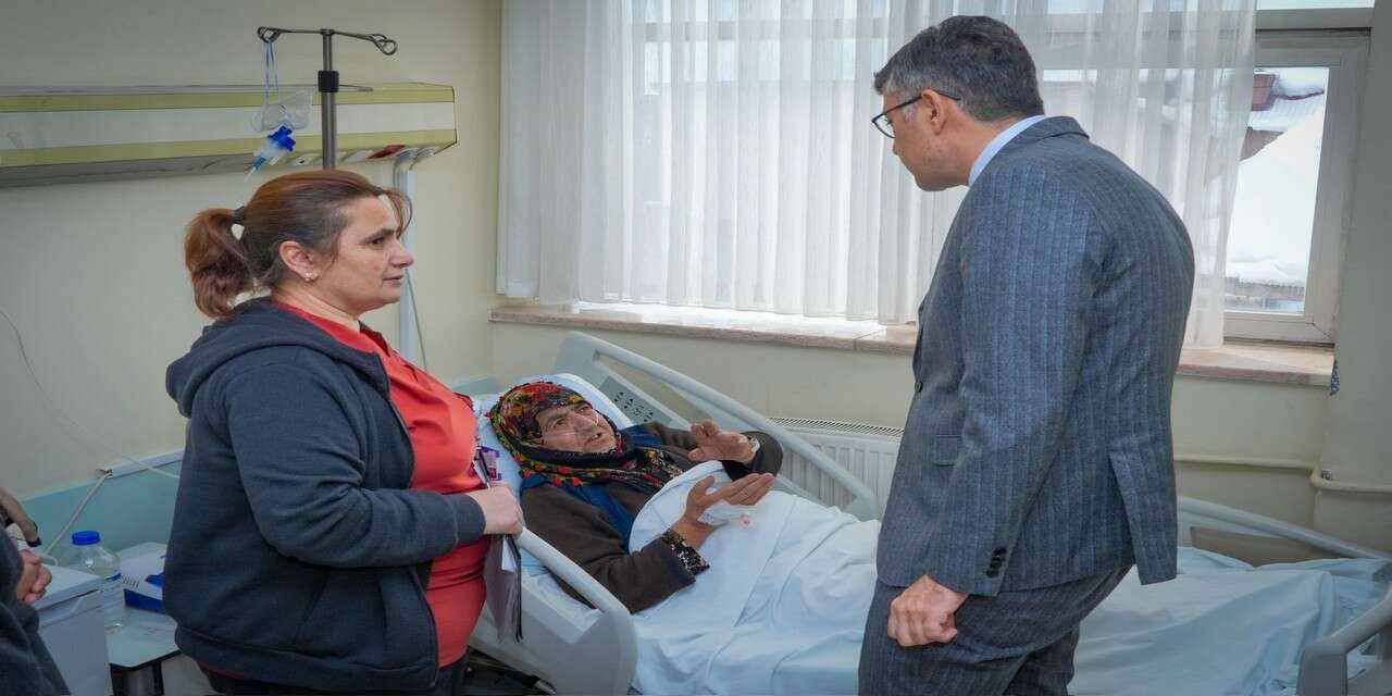 Vali Çelik'ten 75 Yaşındaki Gülündan teyzeye ziyaret