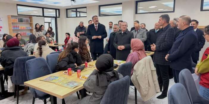 H. Sait Camii gençlik merkezi etüt salonu hizmete açıldı