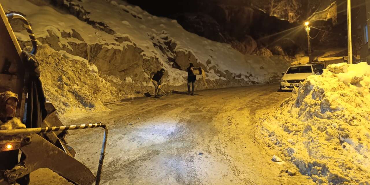 Eksi derecelerde temizlik seferberliği