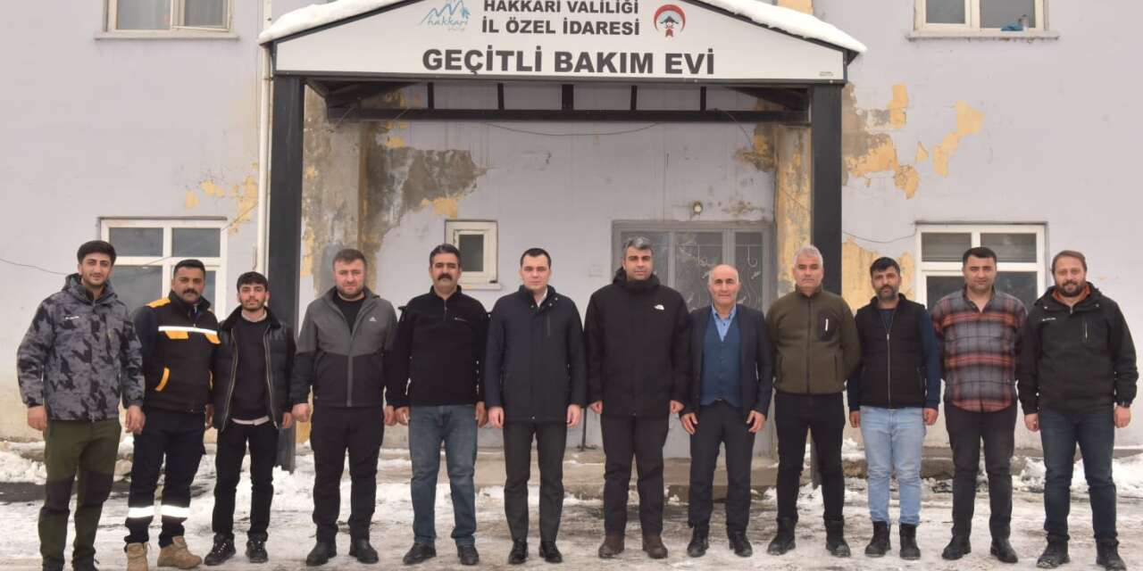 Vali Yardımcısı Zor’dan Geçitli bakım evi şantiyesine ziyaret