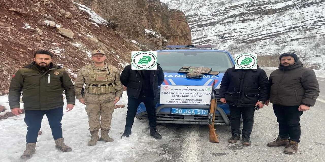 Hakkari’de kaçak Keklik avına ağır ceza: 3 kişiye 78 bin TL
