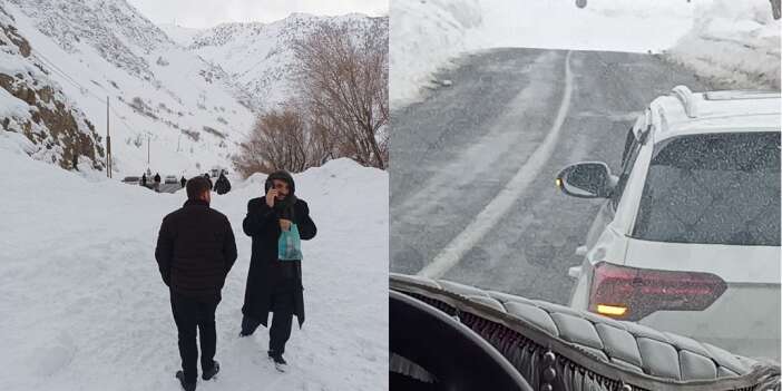 Hakkari–Van Karayoluna çığ düştü