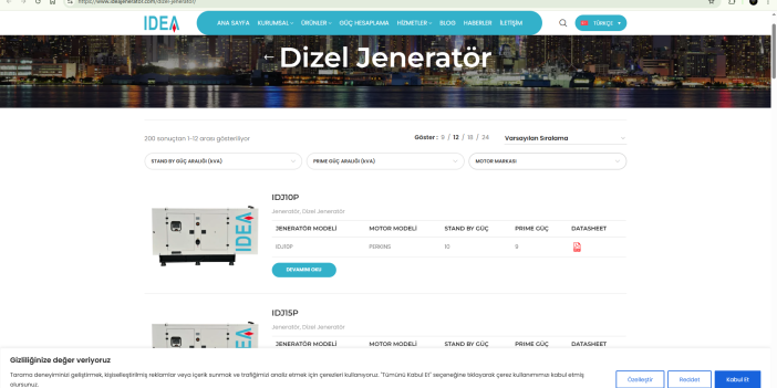 IDEA Jeneratör: Gücünüzün ve Güvencenizin 2005’ten Beri Sessiz Ortağı