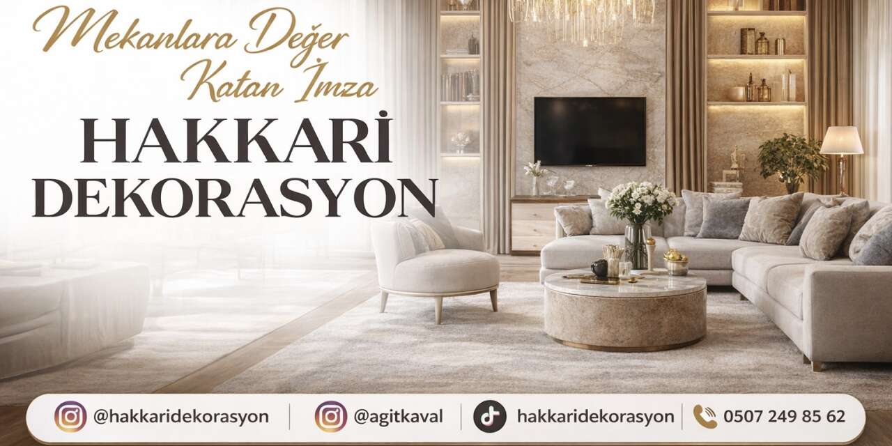 Hakkari’den Türkiye’ye uzanan Dekorasyon vizyonu