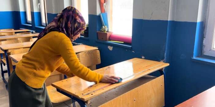 Yüksekova'daki okullarda hijyen seferberliği