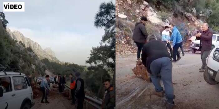 Sürücüler Heyelana Karşı Böyle Mücadele Etti