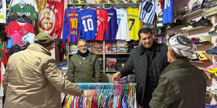 Başkan Fahri Şakar’dan esnafa Berat Kandili ziyareti