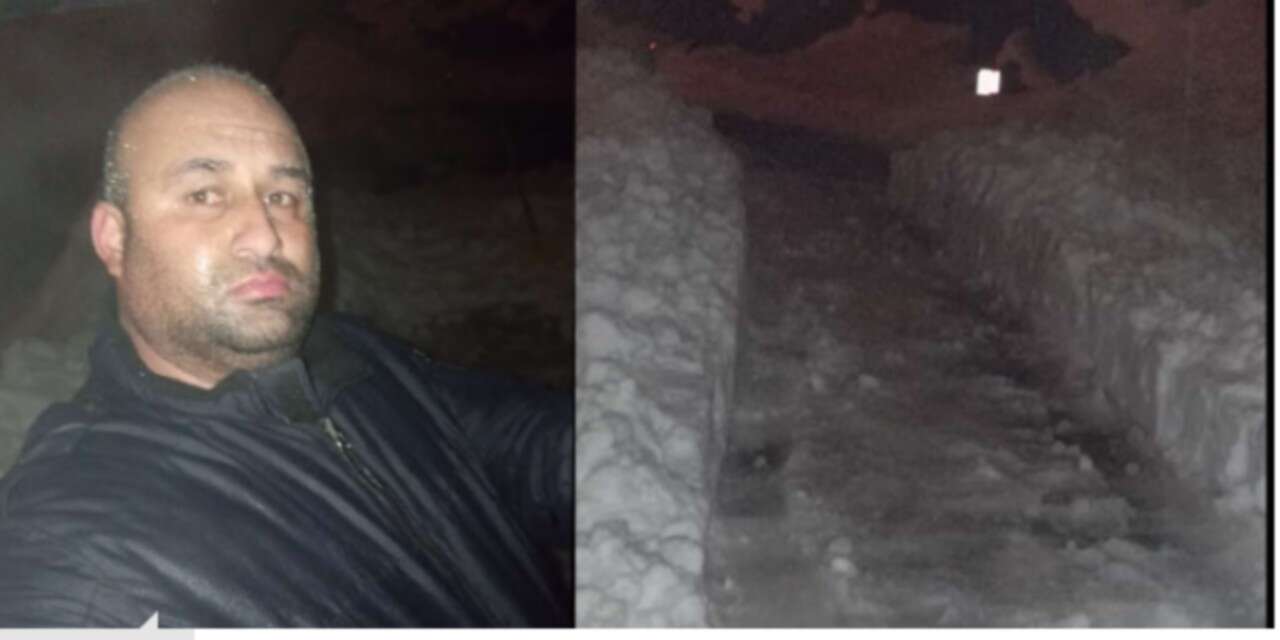 Durankaya yolunda çığı vatandaş temizledi