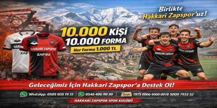 Hakkari Zapspor’dan büyük destek kampanyası