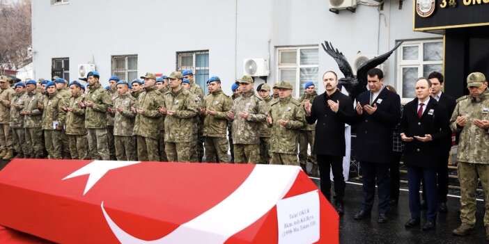 Şehit Talat Okur dualarla uğurlandı