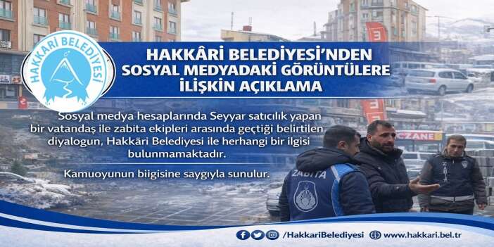 Hakkari belediyesinde kamuoyuna