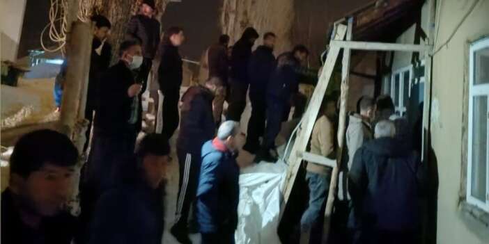 Yüksekova Dilekli 'de korkutan yangın