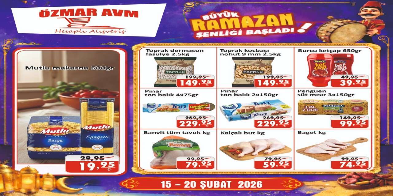 Özmar AVM'de büyük Ramazan şenliği başladı