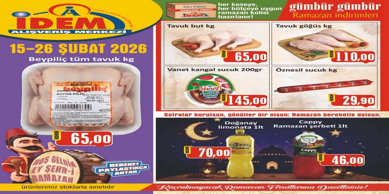 İDEM AVM'den gümbür gümbür Ramazan indirimi