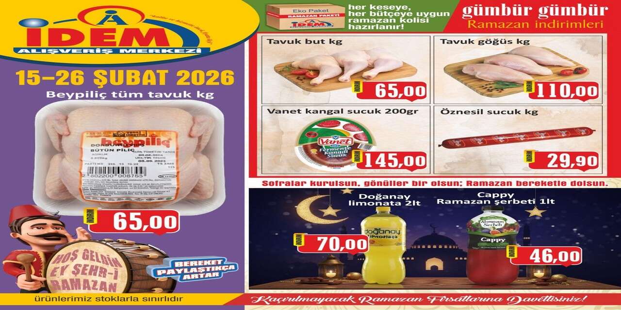 İDEM AVM'den gümbür gümbür Ramazan indirimi